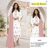 Mah E Rooh 5154 A To F Georgette Embroidery Salwar Suits Collections